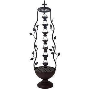 42" Outdoor Water Fountain 7-Tiers Cascading Garden Water Feature