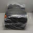 Simpli-Magic Heavy Duty Padded Moving Blankets (12 Pack),Black/Orange