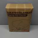 Electric Heated Blanket Full Size 72"x84", Soft Flannel with Overheat Protection, 9 Adjustable Heat Settings & 10-Hour Auto-Off Timer, Fast Heating for Winter Comfort, Camel