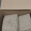 COSY HOMEER Edging Stair Treads Non-Slip Carpet Mat 28inX9in Indoor Stair Runners for Wooden Steps, Edging Stair Rugs for Kids and Dogs, 100% Polyester TPE Backing (15pc, Beige)