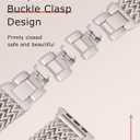 Minyee Compatible with Apple Watch Band 41/40/38/44/45/46/49/42mm Women, Dressy Stainless Steel Metal Adjustable Chain Strap Link Bracelet Wristband for iWatch Series 11 10 9 8 7 6 5 4 3 2 1 Ultra SE