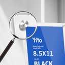 YIYO Sign Stand Poster Standadjustable heavy duty pedestal Sign Holder Floor Standacrylic frame floor signage standing for display menu 8.5*11 inchBlack (acrylic frame 8.5*11 Black)