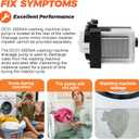 2026 UPGRADEDDC31-00054A Washer Drain Pump Water Motor Assembly (85 Watts 110 Volts) by Beaquicy - Replacement for Ken-more Sam-sung Washing machine - Replaces DC31-00016A AP4202690 62902090