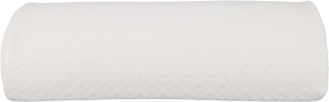 Knee Pillow, Semi Roll Pillow Memory Foams Leg Pillows Lumbar Support Pillow Half Moon Bolster Pillow for Legs, Knees, Lower Back, Head