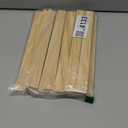 Wood Strips Slats Wooden Dowels for Crafts 3/8"  1"  12", 15 PCS Wood Trim Flat Lumber Boards Square Dowel Rods Wooden Sticks for Crafting, Woodworking, Model Making