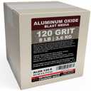 #120 Aluminum Oxide - 8 LBS - Fine Sand Blasting Abrasive Media for Blasting Cabinet and Blasting Guns.