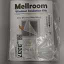 Window Insulation Kit 63inX63in(160X160cm) for Winter Keep Cold Out,cuttable Transparent Film 180 Thickness,Easy to Open for Ventilation,Reusable Plastic Clear Window wrap