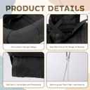 2 in 1 Baby Jumper with Swing - Indoor and Outdoor Use, Baby Jumpers and Bouncers, Toddler Swing with Foldable StandBlack