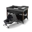 Graco Pack n Play Close2Baby Playard with Baby Bassinet, Changing Table, Portable Infant Seat, Milan