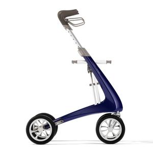 byACRE Carbon Ultralight Rollator - World's Lightest Carbon Rollator - Only 10.6 lbs/for Indoor and Outdoor Use/Foldable and Easy to Travel with (Royal Blue, Compact Track)
