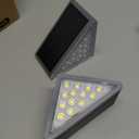 Solar Step Light Outdoor Stair Lights, Deck Lights Outdoor Powered IP65 Waterproof, 3000K Warm White Solar Outdoor Step Light, Decor for Stair, Deck, Step, Porch and Outside Patio, 8 Pack