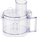 Top with 4 Locking Tabs 7-cup FP-631AGTXT-1 and DLC-117BGTXT1 Food Processor Work Bowl Fits Cuisinart DLC-10 Models, Fits Models DLC-10, DLC-10P, DLC-5, DLC-10S, DLC-10C, DLC-10SY, DLC-10SYP1