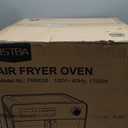 OSTBA French Door Air Fryer Toaster Oven Combo, 102 Recipes & 7 Accessories Extra Large Airfryer Convection Oven Countertop 10-in-1, 30% Faster 90% Less Oil, Stainless Steel