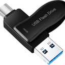 USB C Flash Drive 256GB for Phone Photo Stick Thumb Drive Android Memory Stick Photo Storage DEZOBYTE Compatible Phone Pad Pro Android USB C and Computer Black-HL 256GB