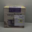 Crock-Pot Large 8-Quart Programmable Slow Cooker with Auto Warm Setting Black Stainless Steel