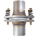 Exhaust Flange, Car Accessories,1.75" 2" 2.25" 2.5" Exhaust Flex Spring Flanges, Exhausts Flange Spring Joint with Bolt and Gasket, Automotive Replacement, Suitable for Cars Trucks SUVs (2")