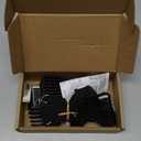 Perfect Curve CapRack | Over-The-Door Hat Organizer for Baseball Caps | 2 Straps, Holds 18-36 Adjustable Caps | Black