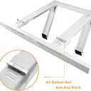 Jeacent Universal Window Air Conditioner Support Bracket No Drilling ,No Tools, Heavy-Duty Window AC Bracket Supports Up to 200lbs, Fits Single or Double Hung Windows