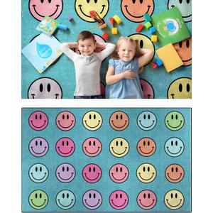 OLEEK LARGE CLASSROOM RUG ELEMENTARY CLASROOM RUGS FOR KIDS ROOM - CLASS CARPET ELEMENTARY