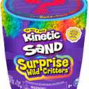 Kinetic Sand Surprise - 113 g Coloured Magic from Sweden with Animal Figure and Accessories for Creative Indoor Sand Game, for Children from 3 Years