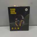 BJKing AM/FM Radio Headphones with Digital Display, 30dB AM FM Hearing Protection Safety Ear Muff, Ear Protection Headphone for Mowing, Landscaping, Shooting and Construction Black-Yellow