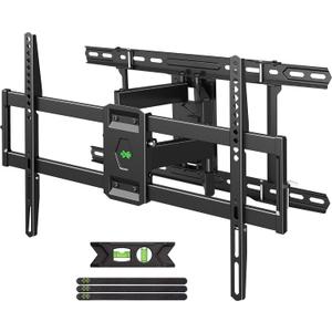 USX Mount UL Listed TV Wall Mount for 42"-85" TVS, Fits 16" 18" or 24" Studs, Full Motion TV Mount Swivel Tilt Extension TV Bracket with Dual Articulating Arms, Max VESA 600x400mm, Load 110lbs