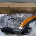 Headlights Assembly Compatible with 2008-2013 Nissan Rogue | 2014 2015 Nissan Rogue Select, Halogen Head Lights with Clear Lens Chrome Housing - LH+RH