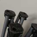 Folding Reclining Camping Chairs Footrest: 3 in 1 Portable Beach Lounge Chair Tanning Chairs with Backpack Lay Flat Lawn Chair Camping Furniture Camp Fishing Outdoor Carry Bag (Cloth Back, Grey)