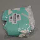 Small Cube Turquoise Candy Treat Boxes Bulk Teal Blue Gift Boxes Wedding Favors Baby Bridal Shower Birthday Party Boxes Supplies, 50pc (Aqua Blue)