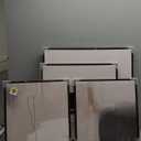 Framed Neutral Abstract Wall Art for Living Room, Set of 4 Piece Modern Landscape Canvas Artworks, Minimalist Black and Gray Painting Prints for Bedroom Dining Room Hallway Home Office Wall Decor (32" H x 60" W)