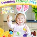 Yetonamr Easter Eggs Toys for Babies Boys Girls Kids, Toddler Easter Basket Stuffers Prefilled Easter Eggs with Toys Inside Filled Infant Montessori Toys Gifts for Toddlers Babies Boys