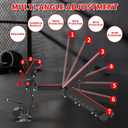 Adjustable Weight Bench - Utility workout Benches for Exercise, Free Installation Design for Portable Fitness Strength Training Equipment at Home Gym
