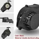 Black Aluminum Pull Starter Recoil Starter for 2 Stroke Engine 47cc 49cc Pocket Bike Mini ATV Dirt Bike