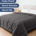 Cal King Size, Dark Gray Alternative Down Comforter - Warm, Lightweight and Breathable Hotel Quality Bedding Set for Men, Women, Kids and Teens - All Season Cooling Microfiber Duvet Insert Comforter, California King