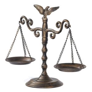 Libra Decor: Vintage Justice Scales, Table Decor (13.38" H)