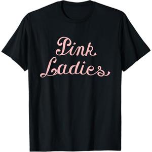 Grease Pink Ladies Font T-Shirt, M