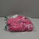 Peomeise 25pcs Fuchsia Spandex Chair Sashes with Buckle Slider for Wedding, Party Decoration