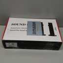 Puriom Sound Bar for Smart TV, 100W Sound Bar with Bluetooth 5.3/ ARC/ Opt/ AUX Connect, 2-in-1 Detachable Home Soundbar, Home Theater Speaker & Bass Effect, for TV/ PC/ Projectors