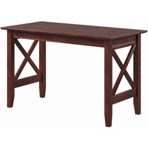 Multi-Purpose Desk, Writing Desk, Craft Table, Work Table, Computer Desk, Solid Wood, Brown (Walnut)