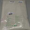 NICETOWN Natural Linen Curtains 84 inch Long 2 Panels Set, Grommet Top Thick Linen Burlap Semi Sheer Vertical Drapes Privacy Assured with Light Filtering for Bedroom/Living Room, W55 x L84