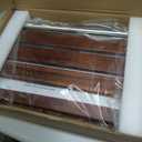 Upgraded 18" ADA Compliant Folding Teak Shower Seat Wall Mounted-Teak Folding Shower Bench, Folding Shower Seat for Inside Shower, Teak Foldable Shower Chair, Fold Down Shower Seat, Max Load 400lbs (18.4*13.4*10.4 Inch)