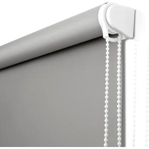 NUTRO CHILL Blackout Blinds, Blackout Shades with Thermal Insulated, UV Protection Roller Blinds for Home, Door, Kitchen, Bathroom (68" W x 68" L, Silver)