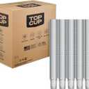Top Cup Bulk Aluminum Party Cups, Stealth Design, 16oz, 600 Count | Made in the USA, Colder, Durable, Reusable, Recycleable, Dishwasher Safe, 16oz - 600ct( 30 Packs)