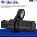 AISIN AFTERMARKET ASWAZ-00130 Transmission Speed Sensor - Compatible with Hyundai Elantra 03-14, Tucson 06-09, Accent 02-17, Sonata 99-05, Tiburon 03-08, Kia Forte Soul 10-13, Dodge Atos 05-08