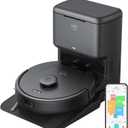 eufy L60 Robot Vacuum with Self Empty Station, Hair Detangling Technology, Up to 60 Days Hands Free Cleaning, 5,000 Pa Suction, Remove Hair, Dust (01-L60 SES)