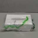 FEMELI Acrylic Tissue Box Cover,Rectangular Facial Tissue Holder Case Dispenser for Bathroom Kitchen Bedroom Office (9.85*5.1*4.5 inch(L*W*H), White)