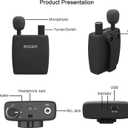 Hearing Amplifier Rechargeable Hearing Device with Headphone Personal Sound Amplifier PSAP for Ears,Seniors,Directional Microphone