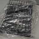 SNTD Dish Drying Rack - Space-Saving Dish Rack for Kitchen Counter, Stainless Steel Dish Drainer with Utensil Holder and Drainboard, 11" W x 15" L (Black)