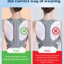 OFIR Upper Back Brace Posture Corrector for Women & Men, Adjustable & Breathable Back Straightener Posture Corrector for Men, Gradually Help Improve Poor Posture.