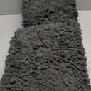 Yimobra Bathroom Runner Rug 70x24 Inch - Extra Long Non Slip Chenille Bath Mat, Soft & Absorbent, Machine Washable Shaggy Hallway Carpet for Vanity Tub Shower, Dark Gray Home Decor Accessories, Dark Grey